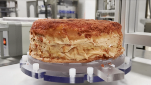 小型超声波慕斯蛋糕切割机_小型烘焙坊专用 - 驰飞超声波